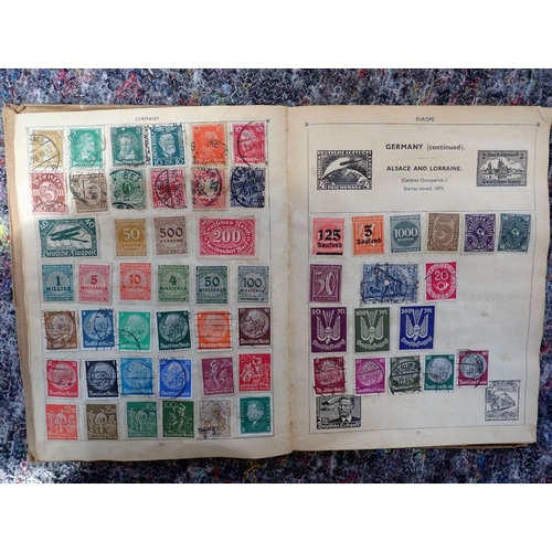 448 - A STAMP ALBUM global contents, ranging from Queen Victoria to George VI