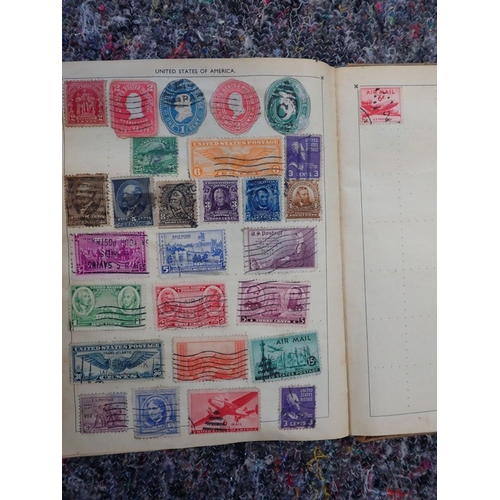 448 - A STAMP ALBUM global contents, ranging from Queen Victoria to George VI