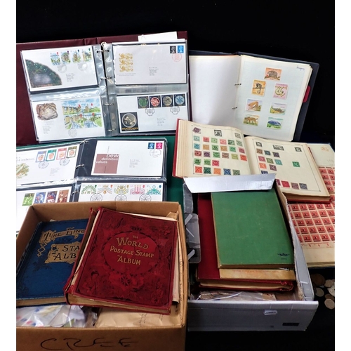 450 - A QUANTITY OF STAMPS first day covers etc