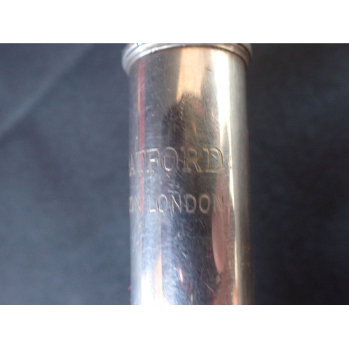 182 - A'STRATFORD' SILVER FLUTE BY BESSON, LON the mouthpiece stamped 'sterling' No. 191448, cased