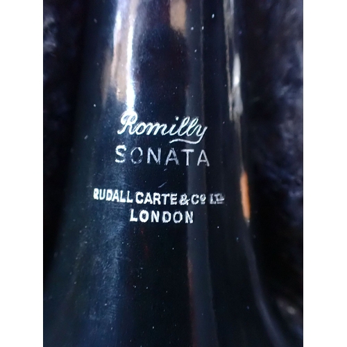 183 - A ROMILLY SONATA CLARINET BY RUDALL CARTE & CO. London, cased, with reeds