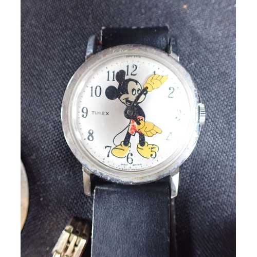 342 - HAMILTON GOLD PLATED GENTLEMANS' WRIST WATCH and a quantity of various gentlemen and ladies wrist wa... 