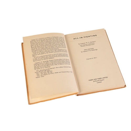 406 - ORIGINAL BOOK ALL - IN FIGHTING BY W.E. FAIRBAIRN