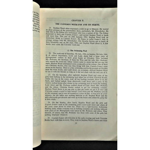 437 - LORD DENNING'S REPORT the enquiry into the Profumo affair, published September 1963, with newspaper ... 