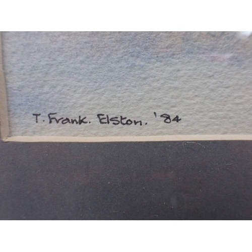 516 - RALPH LEAPER: 'OFF THE RUM, MUDEFORD' watercolour, 'Strolling, Ferndown Common', pastel, and a water... 