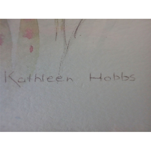 529 - DAVID GREEN: 'SUMMER SUNSHINE, PERTENHALL, BEDFORDSHIR' watercolour, Dennis Hill; 'Houseboat at Shel... 