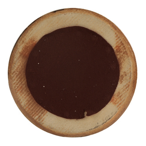 42 - *JANE HAMLYN (B. 1940): A LARGE SALT GLAZED STONEWARE LIDDED VESSEL the body of slightly waisted for... 