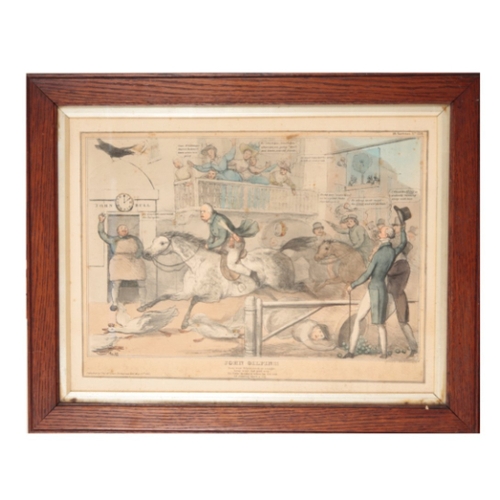 57 - JOHN 'HB' DOYLE (1797-1868) 'John Gilpin!!!' a satirical study after the popular comic ballad of 178... 