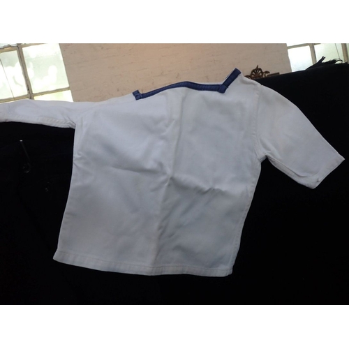 28 - A CHILDRENS' NAVAL UNIFORM JUMPER SUIT AND ACCESSORIES tailor made to the highest standard comprisin... 