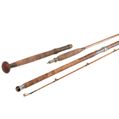 HARDY: A No. 1 L.R.H TWO PIECE SPLIT CANE SPINNING ROD in a Hardy