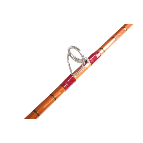 67 - HARDY: A No. 1 L.R.H TWO PIECE SPLIT CANE SPINNING ROD in a Hardy canvas rod bag; together with an O... 