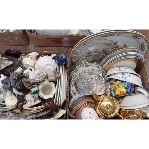 194 - ROYAL WORCESTER GILDED WARE with a quantity of other ceramics to include Johnsons Denmark, Indian Tr... 