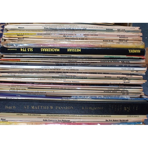 214 - A QUANTITY OF CLASSICAL LP RECORDS and others