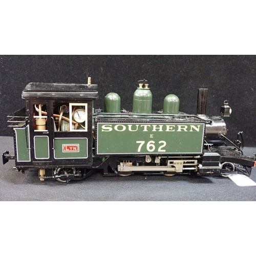 250 - ACCUCRAFT LIVE STEAM LOCOMOTIVE 'LYN' Lynton & Barnstaple Railway, 32 mm gauge, partly adapted for r... 