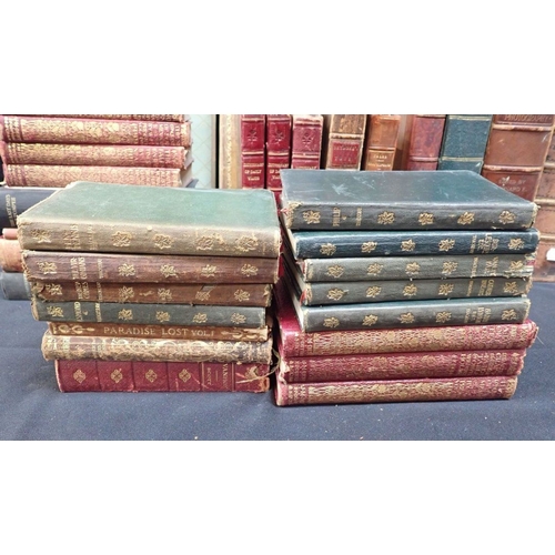 694 - DICTIONARY OF DAILY WANTS 3 Vols, Leather and marbled paper covers, and others