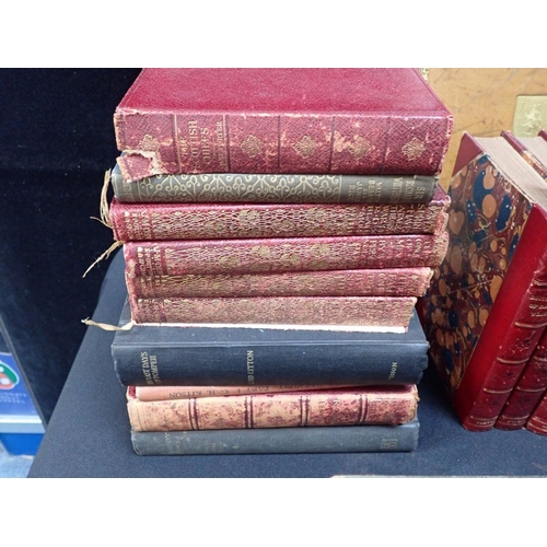 694 - DICTIONARY OF DAILY WANTS 3 Vols, Leather and marbled paper covers, and others