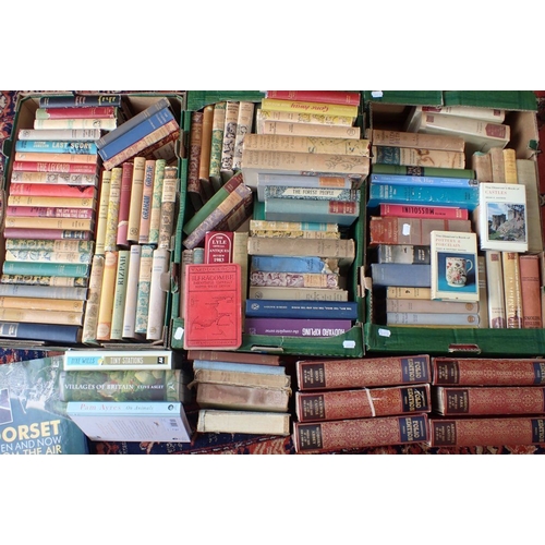 697 - A QUANTITY OF BOOKS mostly Reprint Society novels, with jackets, and a few Waddington's 'Folio Editi... 