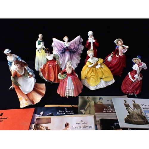 76 - A COLLECTION OF ROYAL DOULTON FIGURINES -10