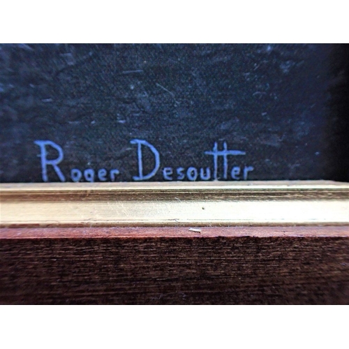 778 - HOVE TO OFF THE NEEDLES Roger Desoutter, textured print, 75cm x 60cm