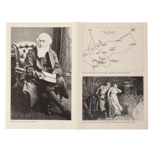 362 - THOMAS HARDY (1840-1928): A COLLECTION OF EPHEMERA including two autographed typed letters, one addr... 