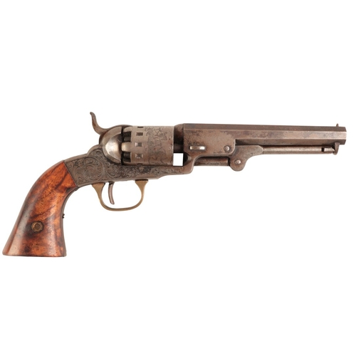 115 - MANHATTAN FIREARMS COMPANY OF NEW YORK: A 19TH CENTURY REVOLVER

with percussion action, the cylinde... 