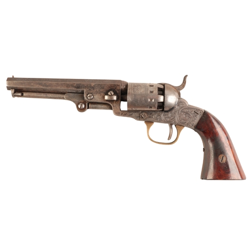 115 - MANHATTAN FIREARMS COMPANY OF NEW YORK: A 19TH CENTURY REVOLVER

with percussion action, the cylinde... 