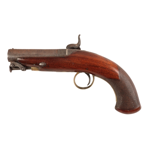 119 - W AND J RIGBY: AN EARLY 19TH CENTURY IRISH POCKET GUN

with percussion action, the steel receiver wi... 