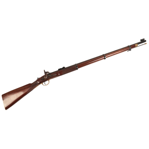 149 - A PARKER & HALE MUZZLE LOADING .451 BLACK POWDER RIFLE

with full walnut stock, brass trigger guard,... 