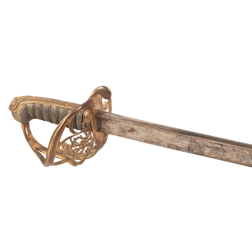 156 - AN 1822 WILLIAM IV PATTERN INFANTRY OFFICERS SWORD

1822 pattern, the sword shows overall signs of a... 