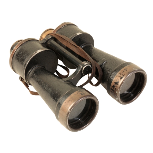 233 - A PAIR OF 7 X 50 BINOCULARS

the backplate stamped with makers code DEH no. 469510, with a leather n... 