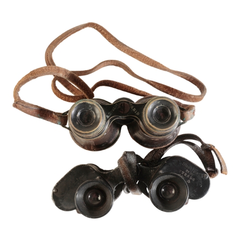 236 - A PAIR 6 x 30 GERMAN MILITARY BINOCULARS

stamped to the backplate Dienstglas, 228658 DDX, in the or... 