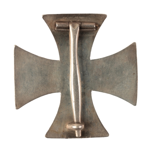 31 - 1914 IRON CROSS 1ST CLASS

three-piece construction, a slightly vaulted example, maker marked 'Silbe... 