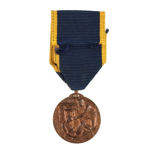 5 - A POIGNANT EDWARD MEDAL SECOND CLASS FOR MINES GROUP TO WILLIAM MARKLAND who was decorated for his a... 