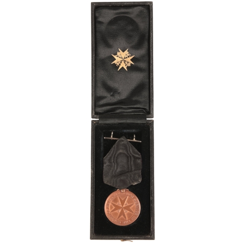 5 - A POIGNANT EDWARD MEDAL SECOND CLASS FOR MINES GROUP TO WILLIAM MARKLAND who was decorated for his a... 