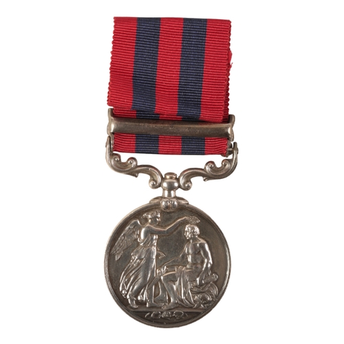 67 - AN INDIA GENERAL SERVICE MEDAL CLASP PERAK TO McCARTHY OF HMS CHARYBDIS

India General Service Medal... 