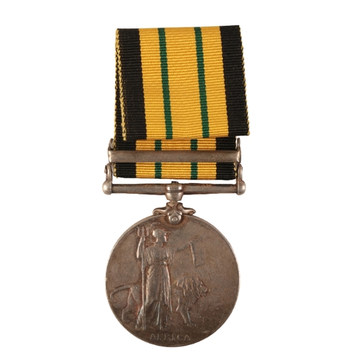 69 - AFRICA GENERAL SERVICE JIBBALLI TO SEPOY RAMA 27TH PUNJABIS

Africa General Service Medal, Jibballi,... 