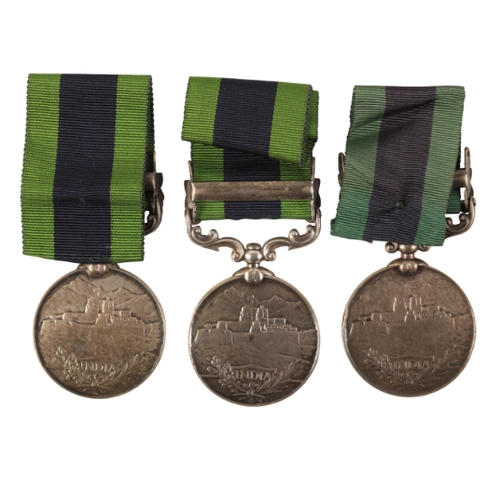 84 - A COLLECTION OF INDIA GENERAL SERVICE MEDALS

including a Waziristan 1921-24, correctly impressed 70... 