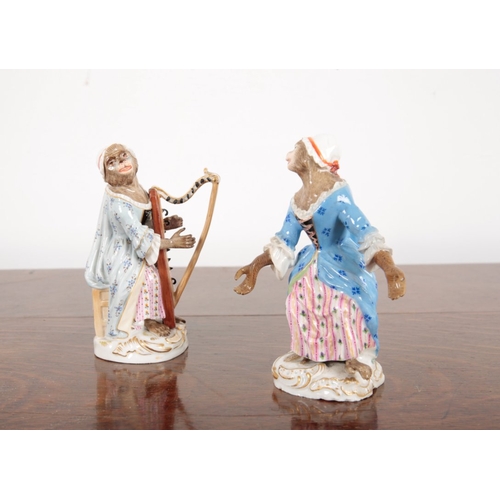 549 - TWO MEISSEN PORCELAIN 