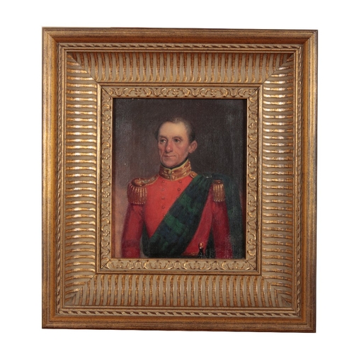 941 - MANNER OF JAMES LEAKEY (1775-1865) A portrait of Sir James Arthur

oil on canvas, 16.5cm x 14cm
