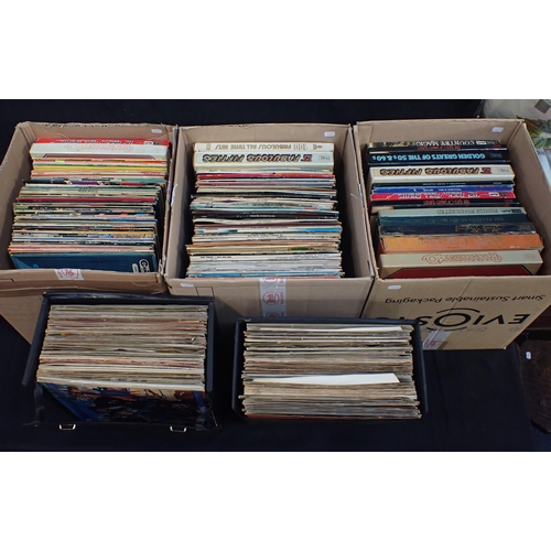 106 - A QUANTITY OF VINYL LPs, ROCK & ROLL COMPILATIONS boxed sets and others