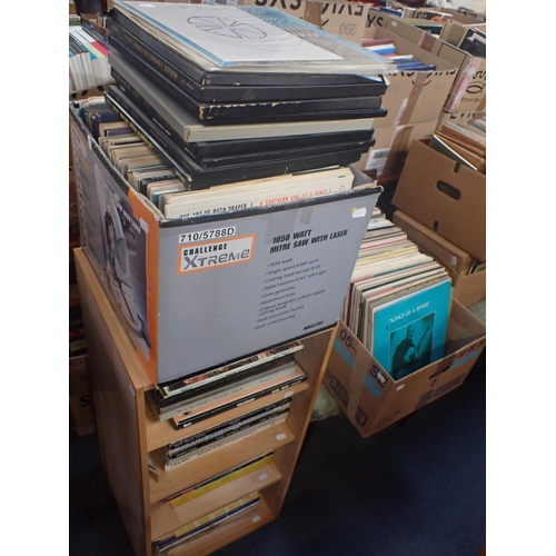 114 - A LARGE COLLECTION OF LP RECORDS mainly classical