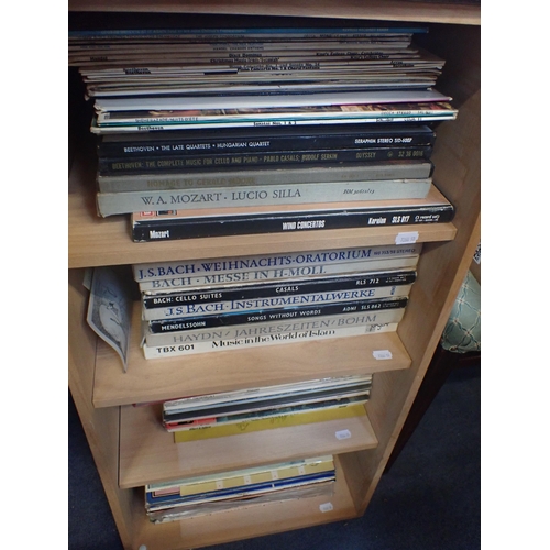 114 - A LARGE COLLECTION OF LP RECORDS mainly classical