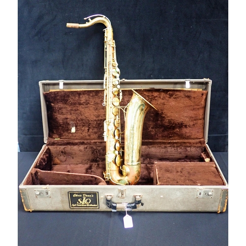 122 - THE MARTIN SAXOPHONE Co TENOR SAX C. 1951, CASED