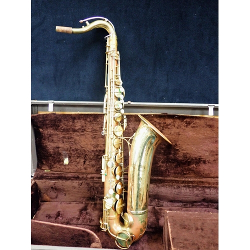 122 - THE MARTIN SAXOPHONE Co TENOR SAX C. 1951, CASED