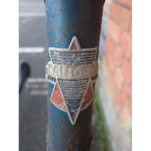 17 - A RUDGE RACING BICYCLE, WITH BROOKS SADDLE (for restoration) and another bicycle, with related ephem... 