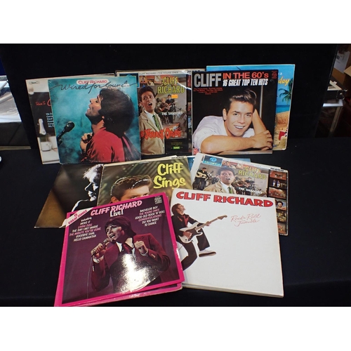 24 - A COLLECTION OF CLIFF RICHARD VINYL LPs including Cliff in Japan etc