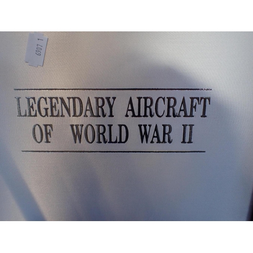 273 - BOXED SET OF COMMEMORATIVE MEDALS, LEGENDARY WW2 AIRCRAFT 24 in box