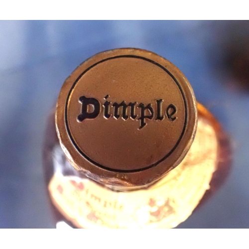 56 - TWO BOTTLES OF VINTAGE DIMPLE WHISKY 70% proof