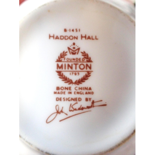 74 - A MINTON 'HADDON HALL' PART TEA SERVICE