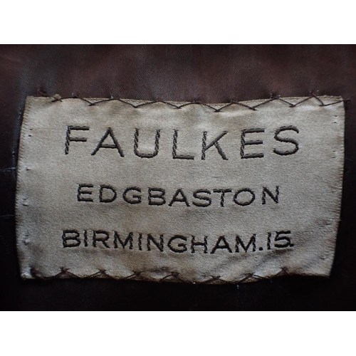 29 - A 1940s SEAL SKIN AND RANCH MINK FUR COAT By Faulkes, Edgbaston, Birmingham